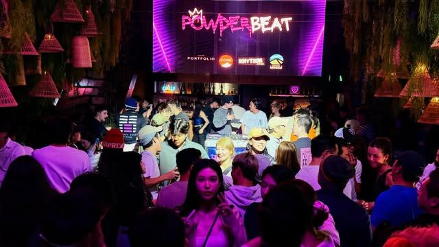 The PowderBeat Dance Summit stage at Powder Room